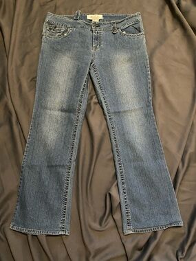 Hydraulic Women's Faded Blue Flare Jeans